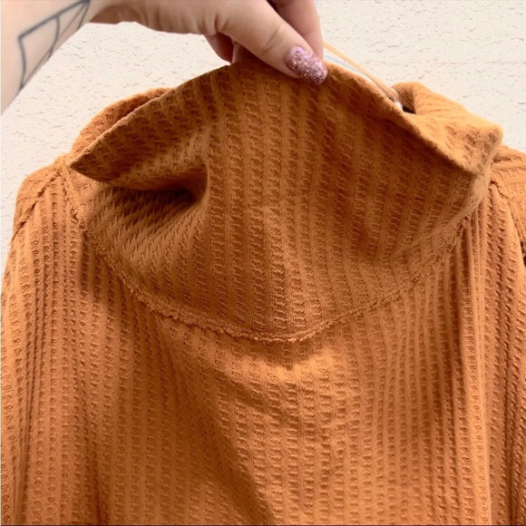 Free People Juicy Long Sleeve Cowl Neck Sweater in Canyon Moon NWT Small - Picture 6 of 10